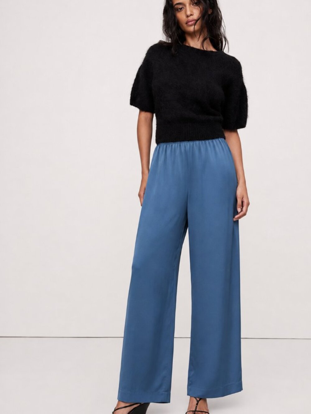 Banana Republic Satin Wide Leg Pants